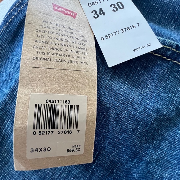 Levi's 511 jeans NWT 34x30 - Picture 2 of 10